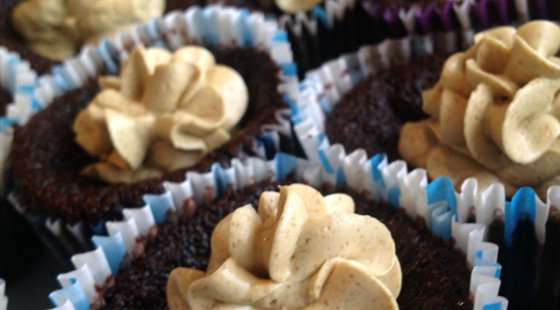 Chokolade Cupcakes med Lakrids Frosting