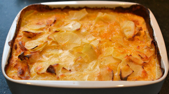 Fransk Kartoffelgratin