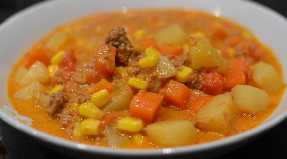 Mexikansk Suppe med Oksekød