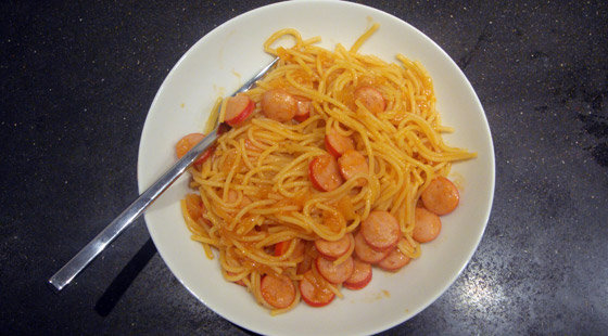 Pølsespaghetti
