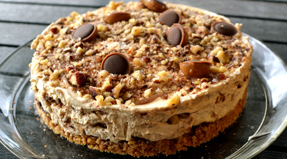 Opskrift på Toffifee Cheesecake - laver du det nemt selv