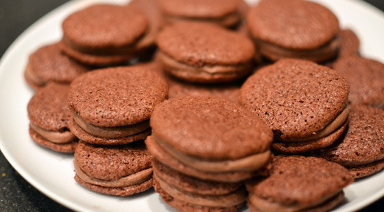 Chokolade Macarons