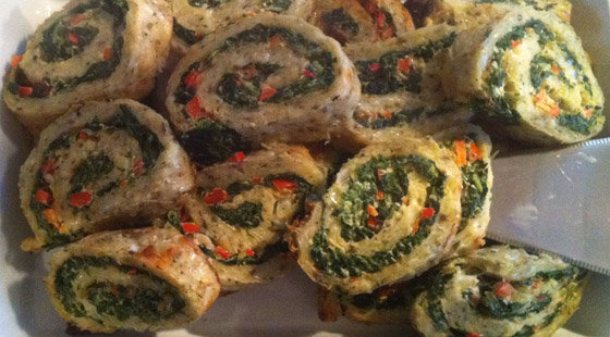 Varm Kartoffelroulade med Spinat opskrift